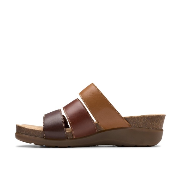 Womens Clarks Calenne Lily in Brown Multi Leather. 26181558 - Picture 2 of 7